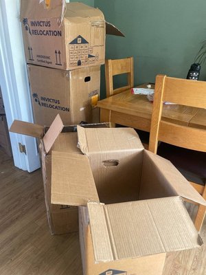 Photo of free Moving boxes - 4 large (St. Peter the Great County CP WR5)