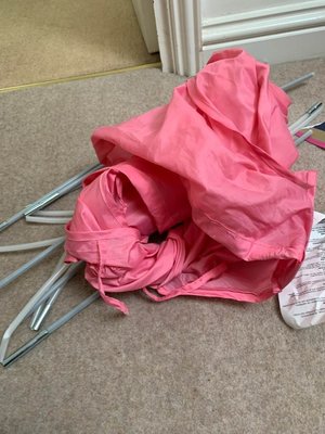 Photo of free IKEA pink kid’s bed canopy (Shenley Brook End MK5)