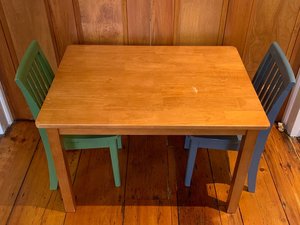 Photo of free Children's Table and Two Chairs (West Village)