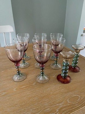 Photo of free 8 LSA wine glasses and 2 candles (Brixton SW2)