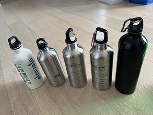 Photo of free Water bottles & container (87 Ave & 107 St)