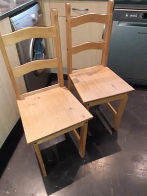 Photo of free X4 wooden chairs (Headington OX3)