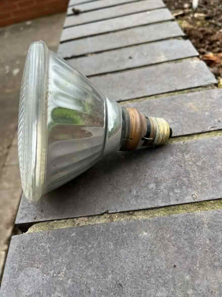 Photo of free 6 lamp bulbs (120W) floodlamps, with E27 Edison fitting. (Scunthorpe DN15)