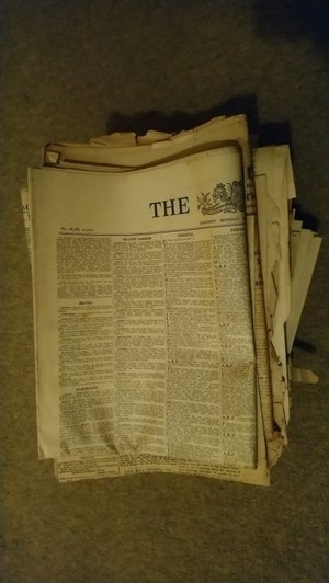 Photo of free Vintage local and national newspapers (Barnstaple EX31)