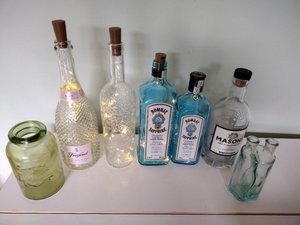 Photo of free Glass Bottles For Display or Craft (Gwernymynydd CH7)