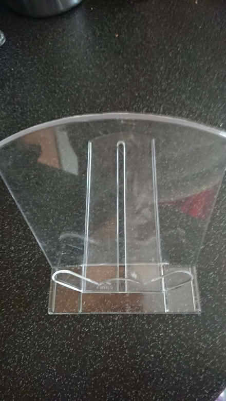 Photo of free Book stand plastic for lightweight books (Nash Mills WD4) #1