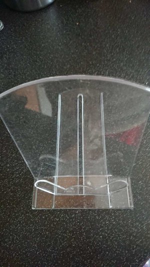 Photo of free Book stand plastic for lightweight books (Nash Mills WD4)