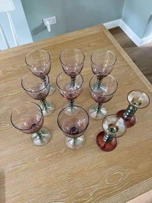 Photo of free 8 LSA wine glasses and 2 candles (Brixton SW2)