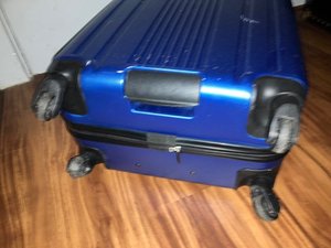 Photo of free Large Blue Suitcase (Takoma, DC)