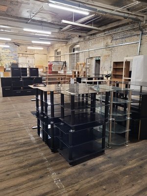 Photo of free Glass TV cabinets stands job lot (OL9 Chadderton)
