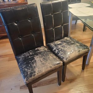 Photo of free Four great dining chairs (John's Landing, South Portland)