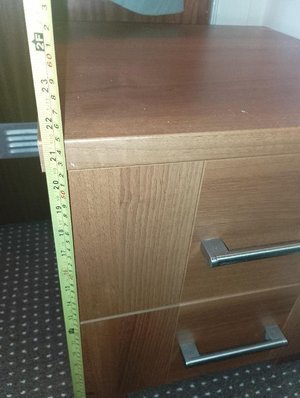 Photo of free 2 drawer bedside unit (Edge of moss. SK11)