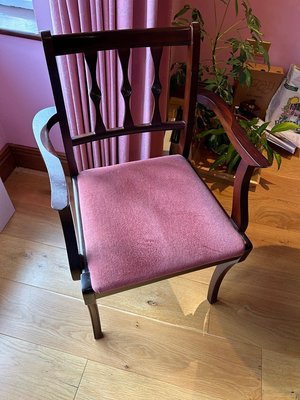 Photo of free Mahogany table & 6 chairs (Sandyford)