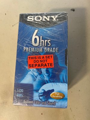 Photo of free 4-pk bundle SONY 6-hr VHS tapes (Pittsford)