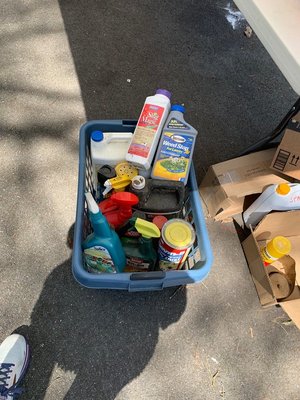 Photo of free a lot of yard, household chemicals (Severna Park)