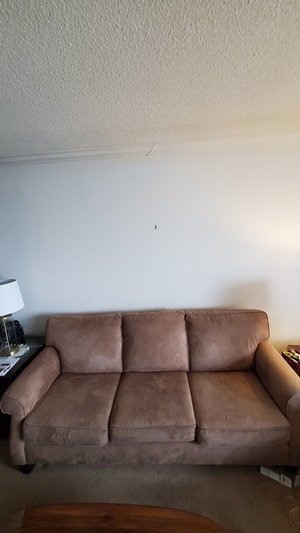 Photo of free Beige sofa (Montreal Road/Bathgate)