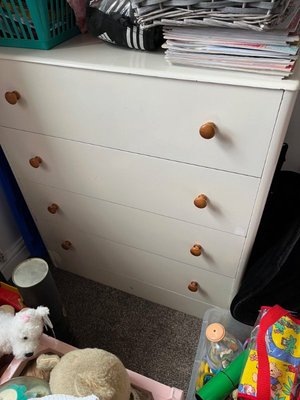 Photo of free White Chest of Drawers (TN23)