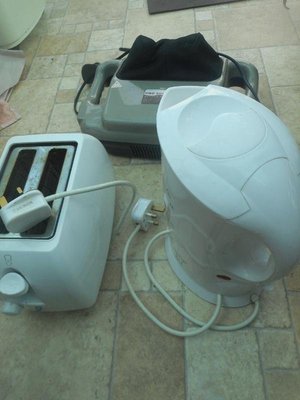 Photo of free Electric Camping Kettle, Toaster, Neck Massager (Evenjobb LD8)