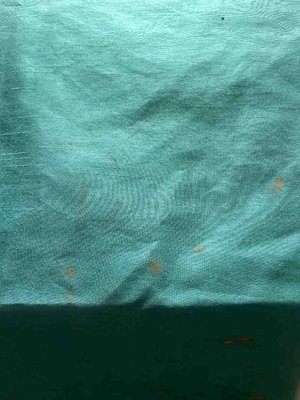 Photo of free green curtains, fair condition, pencil pleat, one pair (Epsom KT18)