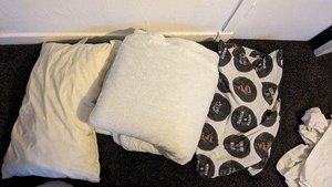 Photo of free Double duvet & cover & 1 pillow (Halfway G72)