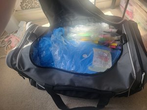 Photo of free Bag of assorted craft supplies (Shiregreen S5)