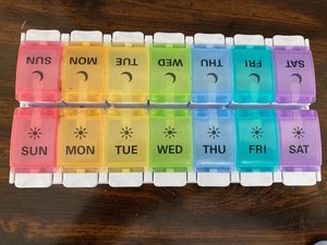Photo of free Weekly pill organizer box (West Petaluma)