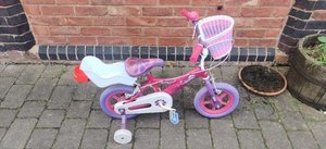 Photo of free Child bike with stabilisers (Barnacle CV7)