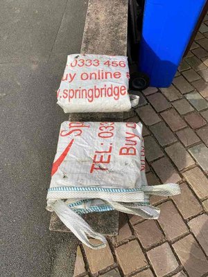 Photo of free one-tonne builder’s bag (Carterknowle S7)