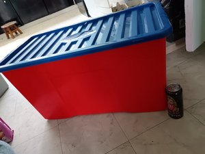 Photo of free large plastic storage box (The Rock TF3)