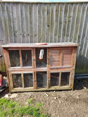 Photo of free Double tier rabbit hutch (Tackley OX5)