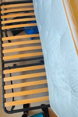 Photo of free Single bed frame and mattress (Stockport SK3)