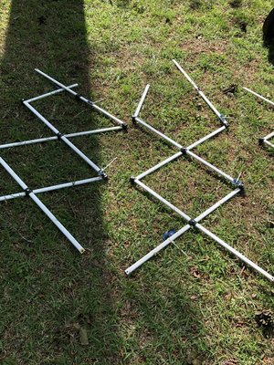 Photo of free canopy frame (in Dallas, near Paulding High)