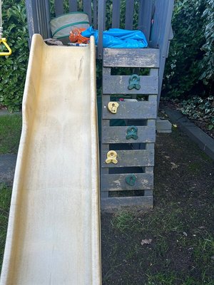 Photo of free climbing frame with swings & slide (Spital, wirral)
