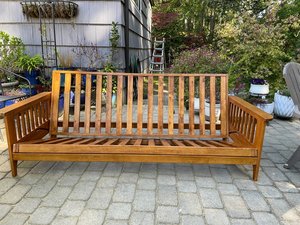 Photo of free Futon frame and pad (Lake Forest Park)