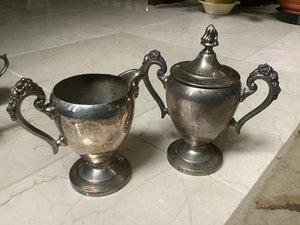 Photo of free Silver Plated Sugar Creamer (Oakbrook 38th Meyers)