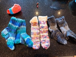 Photo of free toddler socks (Bournville B30)
