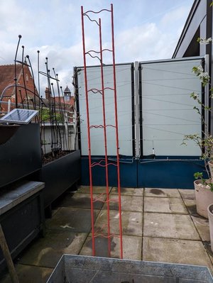 Photo of free 7 trough planters and 4 red growing frames (Canonbury N1)