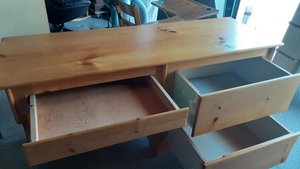 Photo of free Pine desk (Terra Cotta)