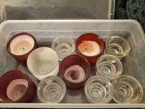 Photo of free Glass candle holders (Rockville/Gaithersburg)