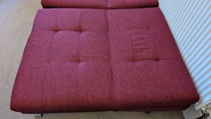 Photo of free Argos Hygena Duo 2 Seater Clic Clac Sofa Bed - Red (Penge SE20)