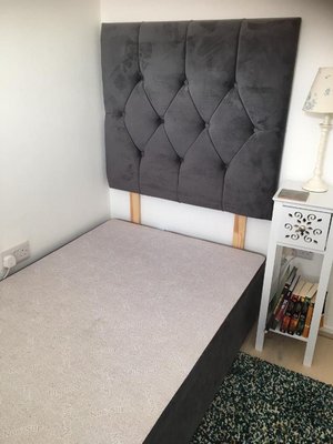 Photo of free Single bed base with luxury headboard (Gayton NN7)
