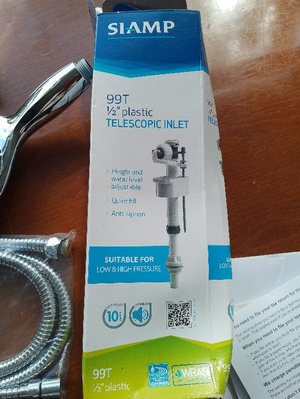Photo of free Shower head and hose, plus inlet (South Woodford E18)