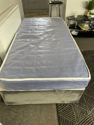 Photo of free Single divan bed and mattress (Blackely)