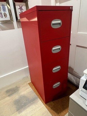 Photo of free 4-Drawer Metal Filing Cabinet (Wandsworth, SW18)