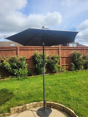 Photo of free Garden parasol and base (Bearsted)