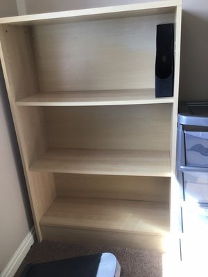 Photo of free Four shelve book case matching all other bedroom furniture, (Ewloe CH5)