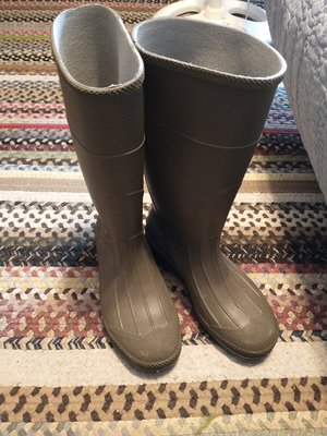 Photo of free Adult rain boots (Somerville, off Cedar St)