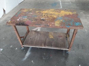 Photo of free Artist's desk on casters (BS2 St Phillips)
