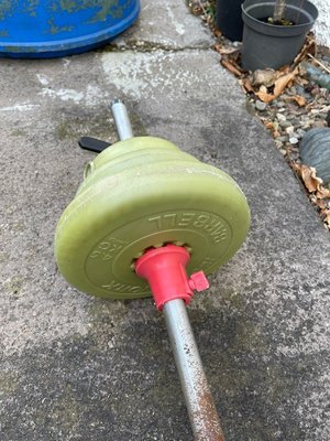 Photo of free Bar bell with weights (Stanley PH1)