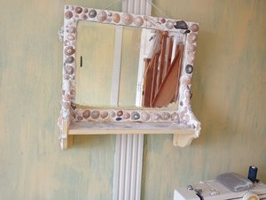 Photo of free Mirror with shelf. (Longhorsley NE65)